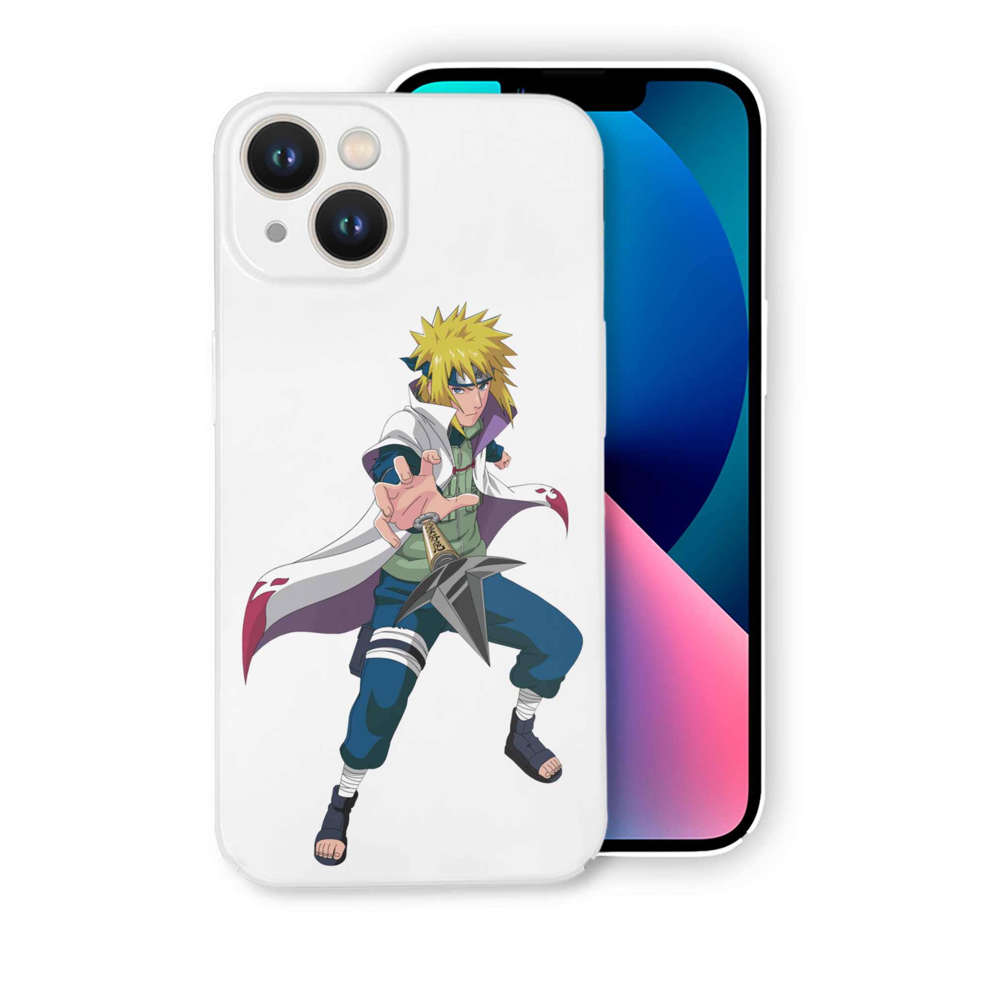 （画像用） NARUTO -ナルト- 波風 ミナト Namikaze Minato 【iPhone 14シリーズ対応】ハードケース